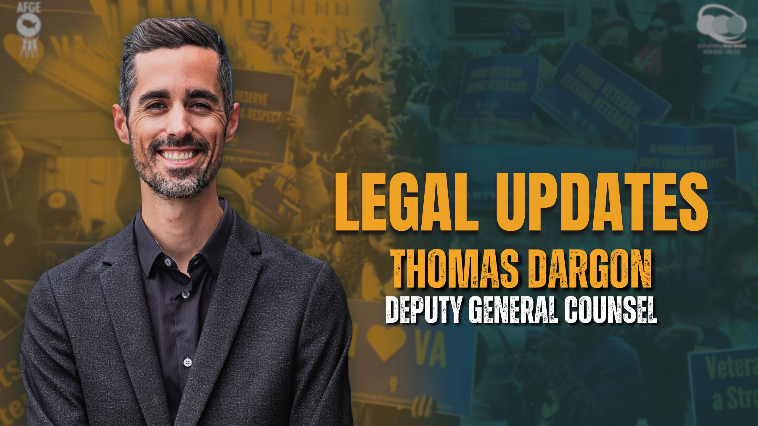 NVAC legal updates graphic featuring Deputy General Counsel Thomas Dargon.